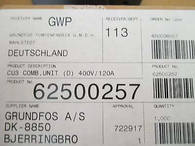 Pumpenkontrolle CU 3 V06  626186 + Stromwandler 62.04.98   Nr. 62500257 S16/150