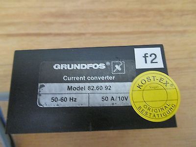 Grundfos Signalconverter Stromwandler  Model 82.60 92 50A 10V Pumpenkost S16/193