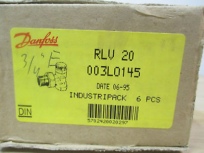  Danfoss RLV 20 Rücklaufverschraubung 3 / 4 Zoll Nr. 003L0145 Ventil S16/127