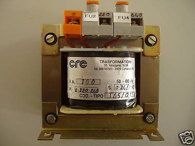 Transformator CRE Trafo  220 + 240 V - 24 +10 V  100 VA  T10/31