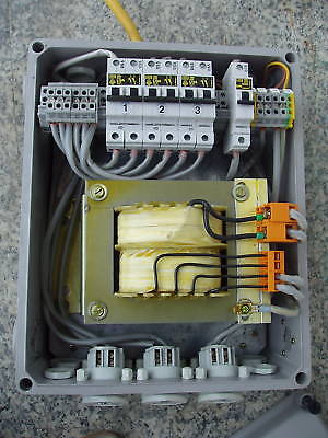 Transformator Trenntrafo Trafo 230 V sek 42 V 1 kVA     T9/80