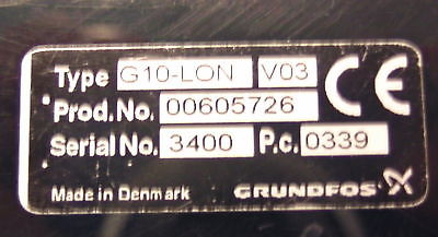 Fa. Grundfos Modul Typ G10 - LON V 03 Prod. Nr. 00605726 Bestnr.:S9/62
