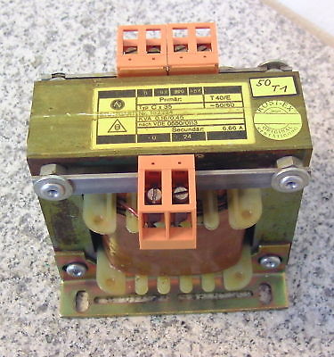 Cx35 Nr. 162224  Trafo 220 V sec 24 V 6,66 A 160  kVA  T10/296
