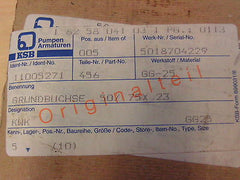 KSB Grundbuchse 50/75X23 Ident.Nr. 11005271 S13/74