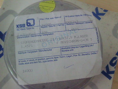 KSB Stufengehäuse Gehäuse 21/116x37.5 mit Lager Movichrom G CN3 S13/106