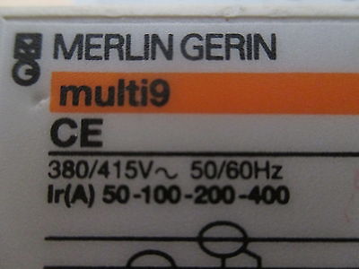 Merlin Gerin  Multi 9  CE  Stromwandlerzähler Drehstrom Zähler  400/5A  S13/296