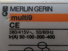 Merlin Gerin  Multi 9  CE  Stromwandlerzähler Drehstrom Zähler  400/5A  S13/296