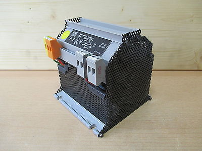 Block Transformator  Plan 230/2,5  Gleichstrom Trafo  pri.230V  sek.24V  2,5A  T9/638
