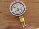 Temperatur Wasserstand TIRA 40 G1/2  Manometer 4 bar 120° C Heizkessel  S13/282