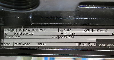 Grundfos Ventilator Lüfter 1x230 V Abluftventilator Tangentiallüfter P16/56