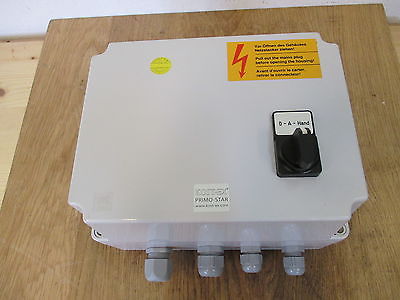 Pumpensteuerung  mit Schaltschütz 1x230V Hand Automatik   PUMPENKOST S14/135