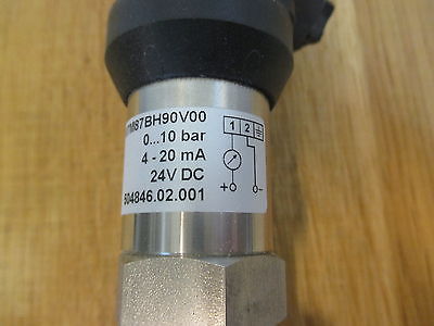 Grundfos Drucktransmitter  ME 61 00ID7689   0 - 10 bar  4 - 20 mA Sensor S14/193
