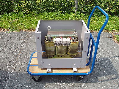 Transformator Trafo ROHDE pri 3 x 220 V 37A  sec. 3 x 200 V 40 A  13,9 KVA T9/78