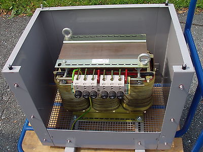 Transformator Trafo ROHDE pri 3 x 220 V 37A  sec. 3 x 200 V 40 A  13,9 KVA T9/78
