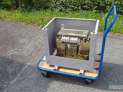 Transformator Trafo ROHDE pri 3 x 220 V 37A  sec. 3 x 200 V 40 A  13,9 KVA T9/78
