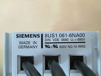 Siemens Schaltgruppe  8US1 061 - 6NA00 Schütz Serius 3 R Pumpenkost S13/285