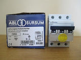 ABL SURSUM Automat Leitungsschutzschalter C6S3 6A 3 polig  S16/97