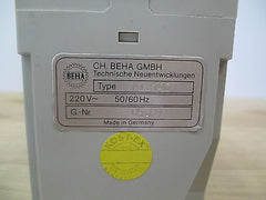 Transformator Beha NT 140  pri  220 V sek 12 V DC 2 A Netzteil KOST-EX T16/42