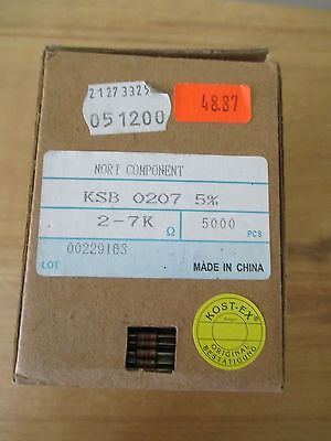  KSB Widerstand KSB 0207 5% 2 - 7 K gegurtet Electro Resistor Pumpenkost S16/156