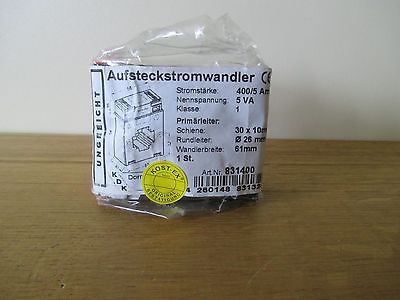 KDK Dornscheidt Aufsteck Stromwandler Nr. 831400   MBS 400 / 5A  5VA S15/180