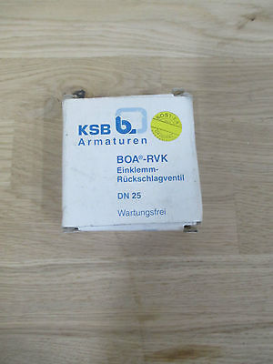 KSB BOA RVK Einklemm Rückschlagventil DN 25 Ventil Edelstahl Pumpenkost S13/345