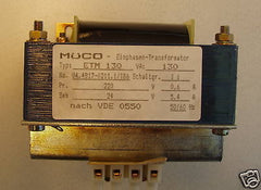 Transformator MÜCO ETM 130   pri 220   sec 24  T10/6