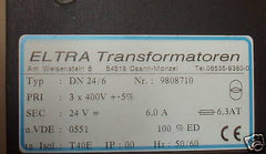 Transformator Trafo ELTRA 3x400 - 24 V DC  6 A   T10/57
