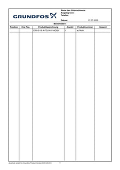 Grundfos CRN 5-16 A-FGJ-G-V-HQQV Druckerhöhungspumpe P16/432 