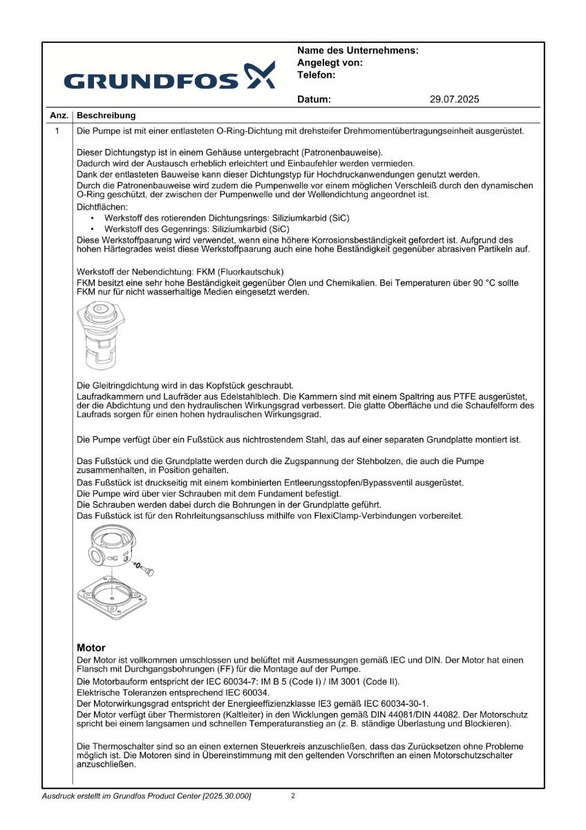 Grundfos CRN 5-32 A-CA-GI-V-HQQV Druckerhöhungspumpe 3x400V P14/587