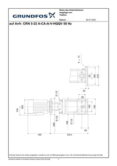 Grundfos CRN 5-32 A-CA-GI-V-HQQV Druckerhöhungspumpe 3x400V P14/587