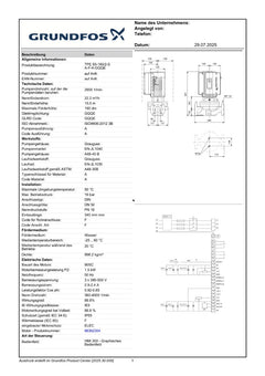 Grundfos TPE 50-190/2 A-F-A-GQQE Trockenläuferpumpe Energiesparpumpe P25/16