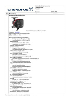 Grundfos MAGNA3 32-80 N 1x230V PK25/176