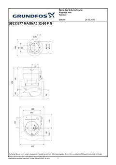 Grundfos MAGNA3 32-80 N 1x230V PK25/176