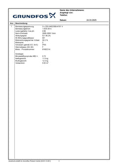 Grundfos TP 40-80/2-A-F-I-BUBE Inlinepumpe 400V Kreiselpumpe 50HZ PK25/107