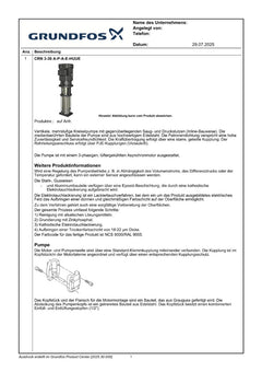Grundfos CRNE3-36 A-P-G-E-HUUE Druckerhöhungspumpe  P15/112