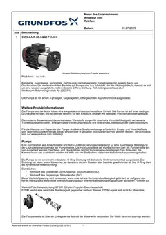 Grundfos CM5-4 A-R-I-E-AQQE J-A-A-N Druckerhöhungspumpe P15/106