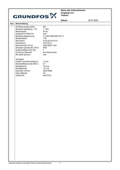 Grundfos CM5-4 A-R-I-E-AQQE J-A-A-N Druckerhöhungspumpe P15/106