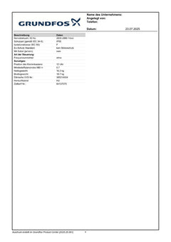 Grundfos CM5-4 A-R-I-E-AQQE J-A-A-N Druckerhöhungspumpe P15/106
