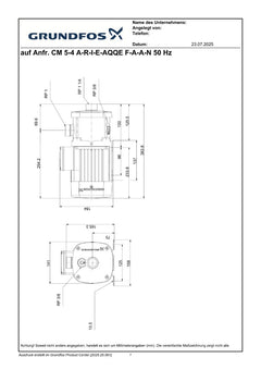 Grundfos CM5-4 A-R-I-E-AQQE J-A-A-N Druckerhöhungspumpe P15/106