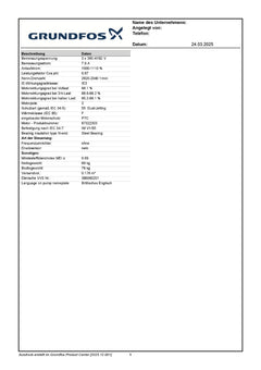 Grundfos NB 32-200/176 A-F2-A-BQQE normalsaugende, einstufige Kreiselpumpe 3 x 380-415V 4 kW PK25/105