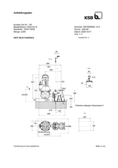 KSB Amarex KRTF 80-317/182XEG-S Tauchmotor Blockbauweise vertikal 3x400V PK25/100