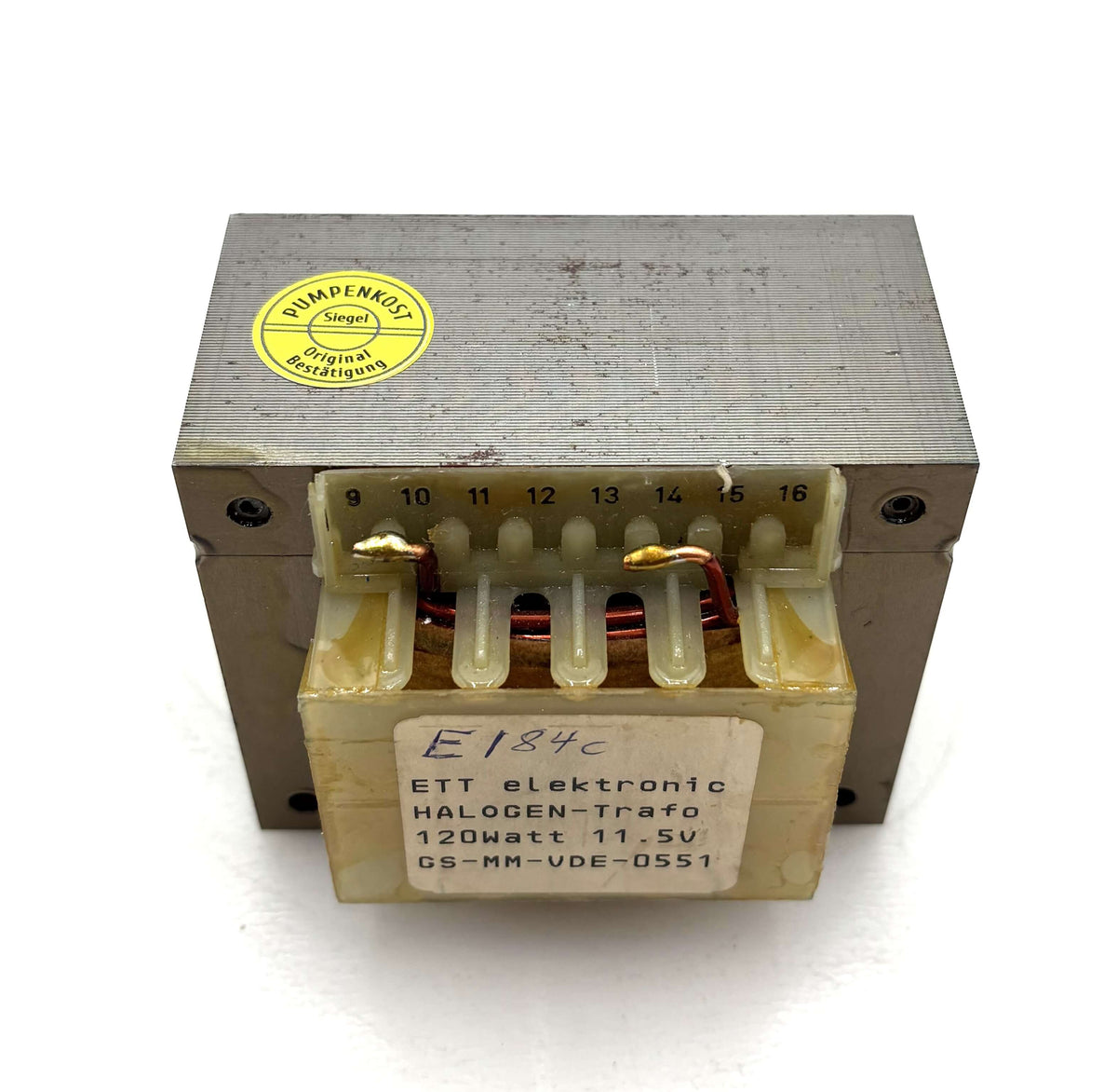 ETT Halogentrafo E / 84 c pri 230 V AC 120 W sec 11,5 V  T9/356
