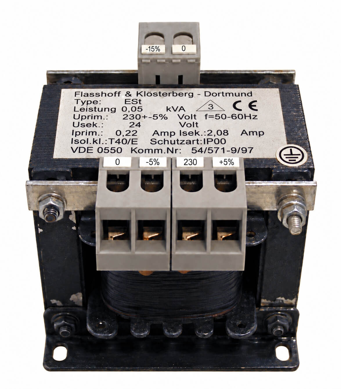 EST Transformator – 218/230/240 V auf 24 V – 50 VA – VDE-geprüft
