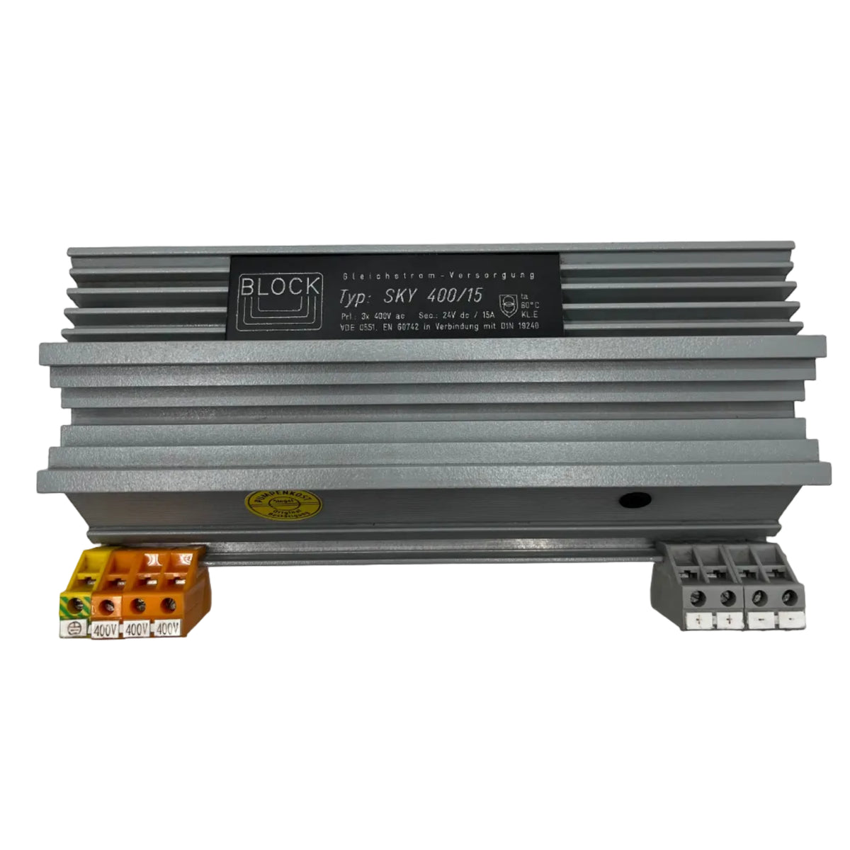 Block Sky 400/15 transformer pri 3x400 V sec. 24 V DC 15 A DC power supply T11/47