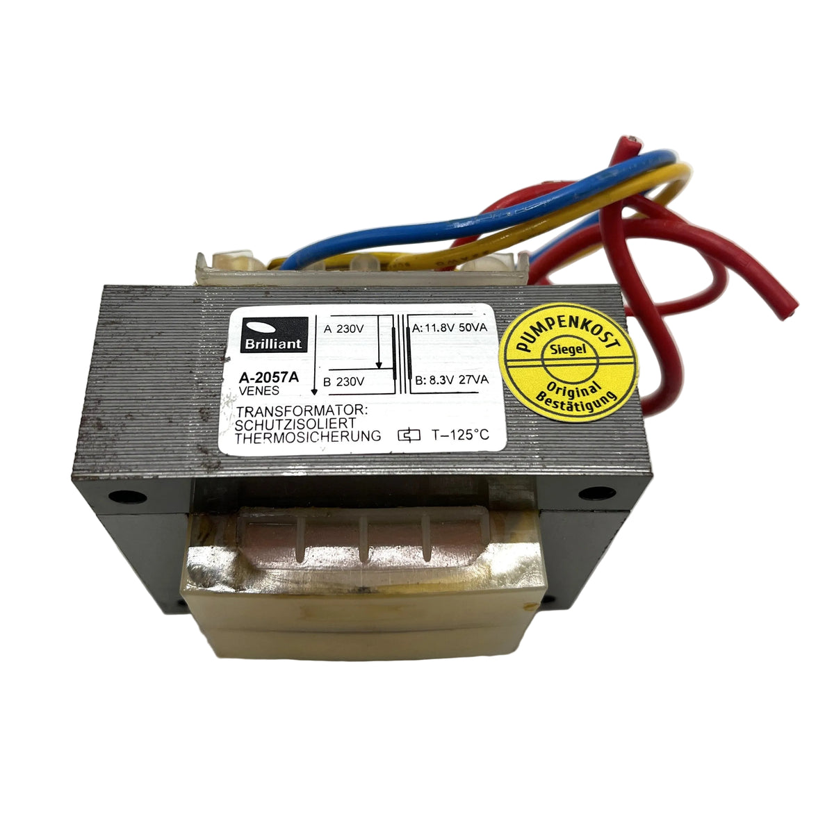 Brilliant A-2057A Transformator Trafo Pri. 230 V Sek. 11,8 V 8,3 V  T11/17