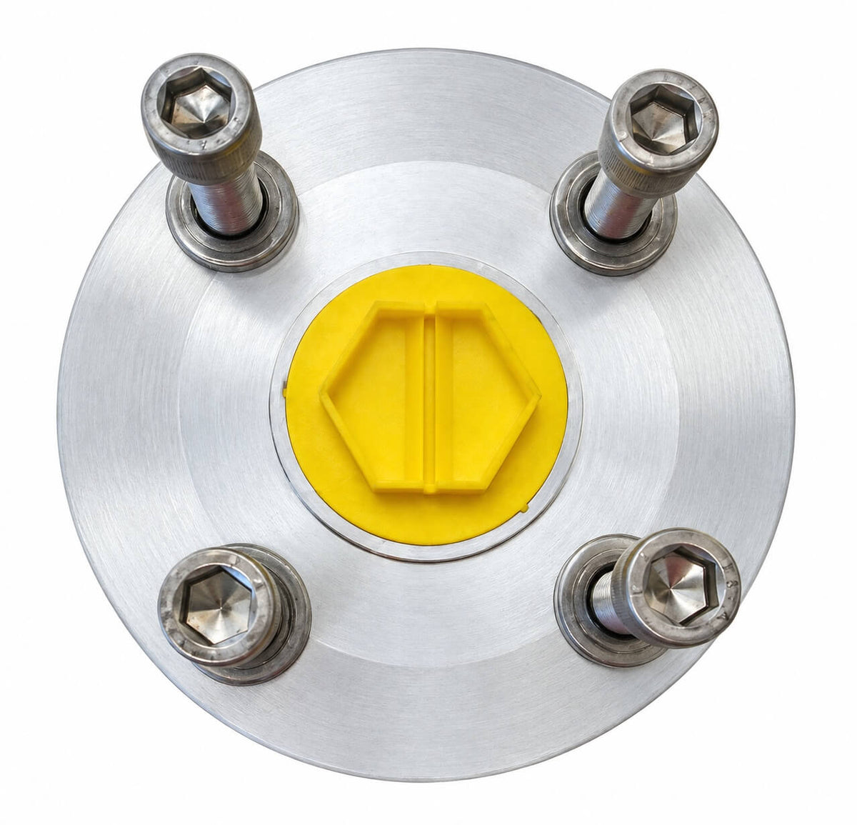 Gas flange 4-hole DN 40 aluminum 1 1/4 inch Ø 140 mm S14/322