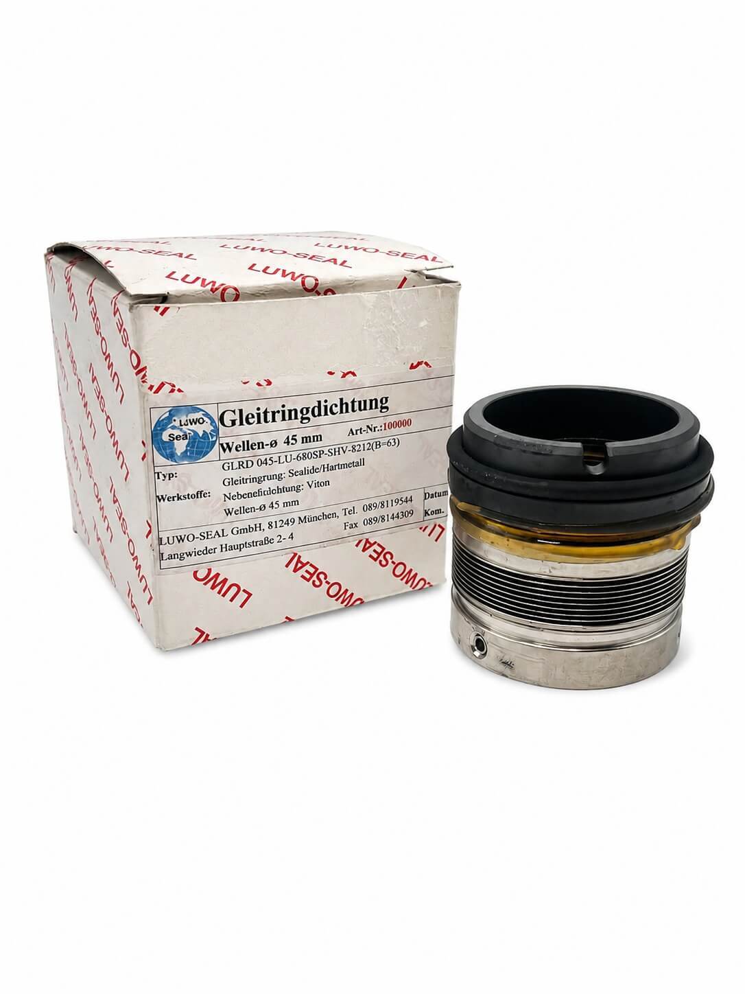 Mechanical Seal GLRD 045-LU-680SP-SHV-8212 – 45 mm – B=63 S14/260
