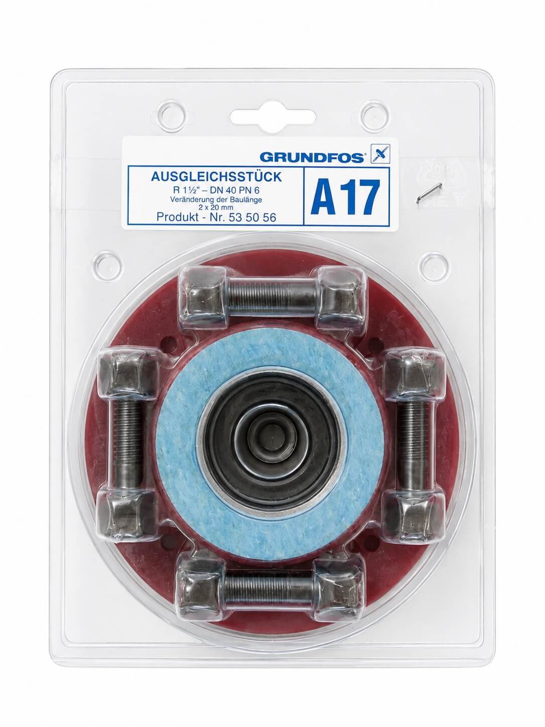 Grundfos compression coupling 24 to 15 mm reduced – 68 × 53 mm S22/7