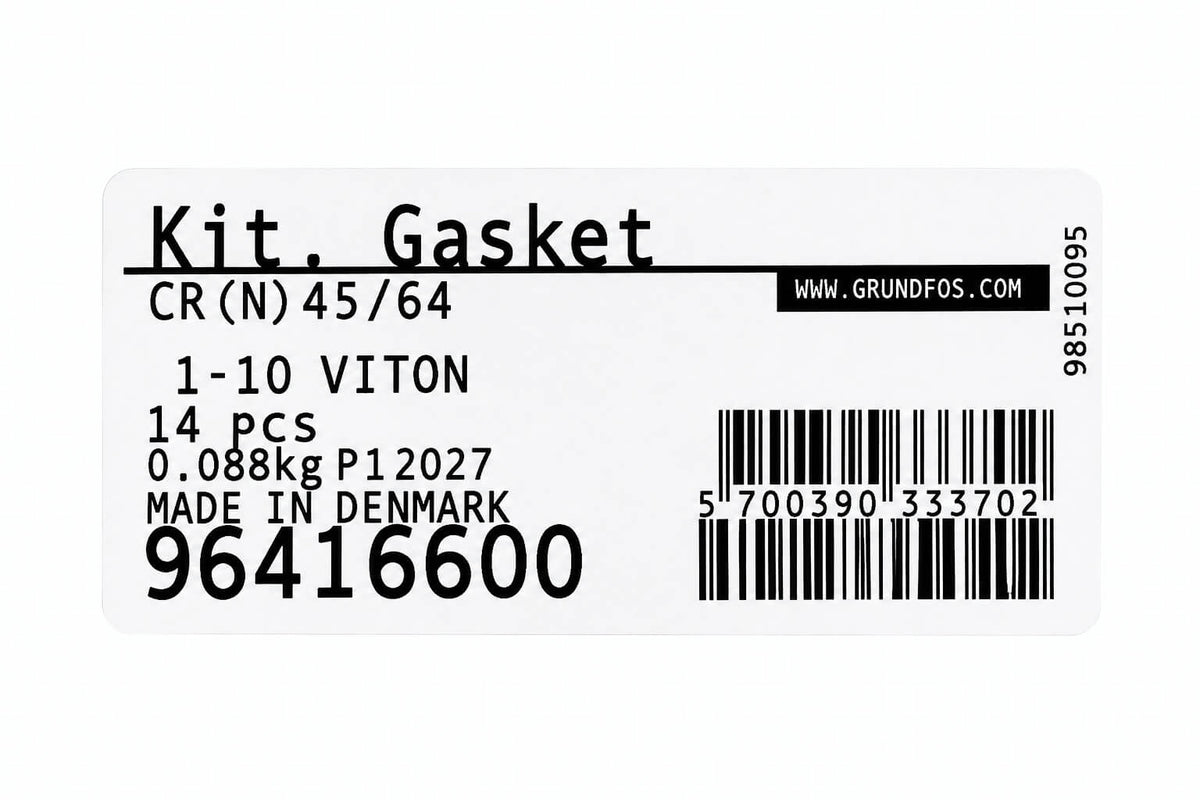 Grundfos Dichtsatz Kit Gasket Nr. 96416600 CR N 45/64 Viton  S22/4