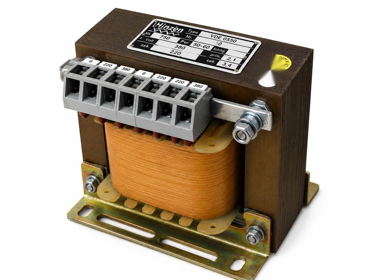 Hinzen transformer – 380 V to 280 V – 750 VA – VDE-tested